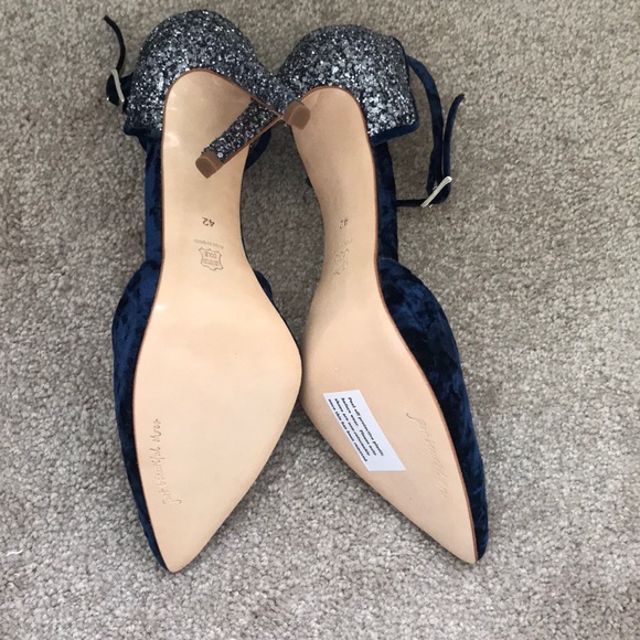 Blue sparkly heels - Picture 4 of 8